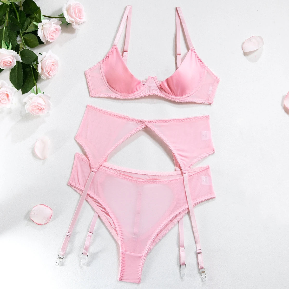 New Sexy Underwire Push Up Bra Brief Set