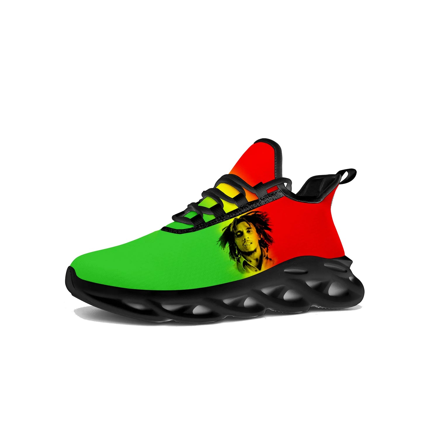 Reggae Rock Music Star Bob Marley Flats Sneakers