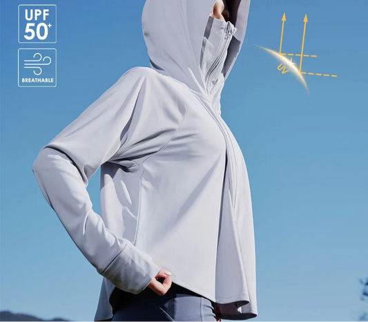 Women Clothing Anti-UV Coats Hooded