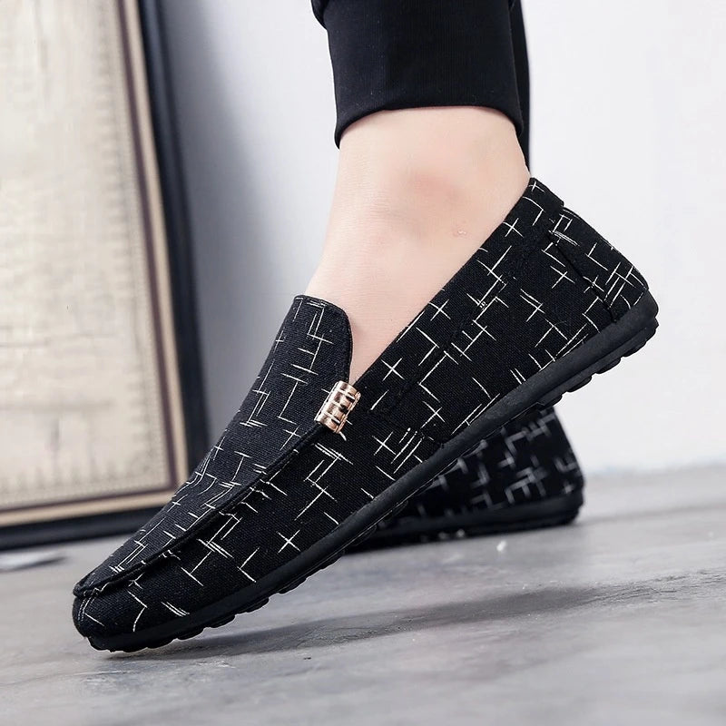 Men's Walking Casual Light Canvas Youth Shoes