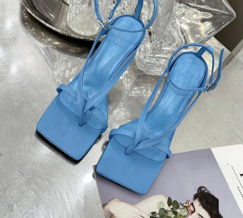 New Fashion Pinch Narrow Band Women Sandals