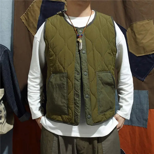 Ärmellose Steppjacke für Herren
