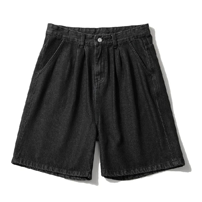 Männer Sommer dünne einfarbig lässig lose knielange Hose