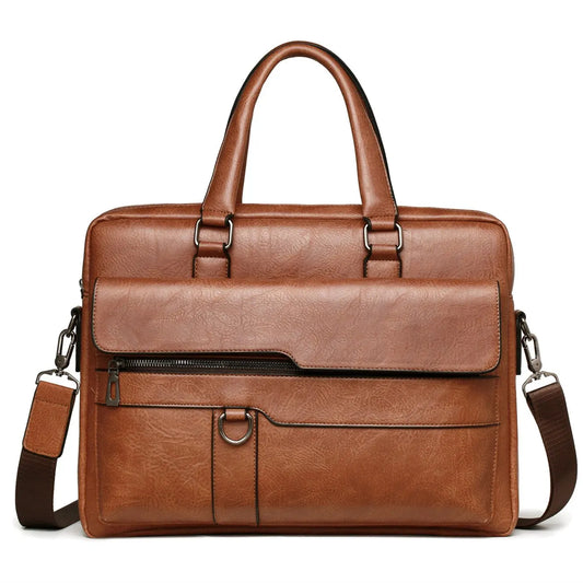Hochwertige Business-Schulter-Messenger-Taschen aus PU-Leder
