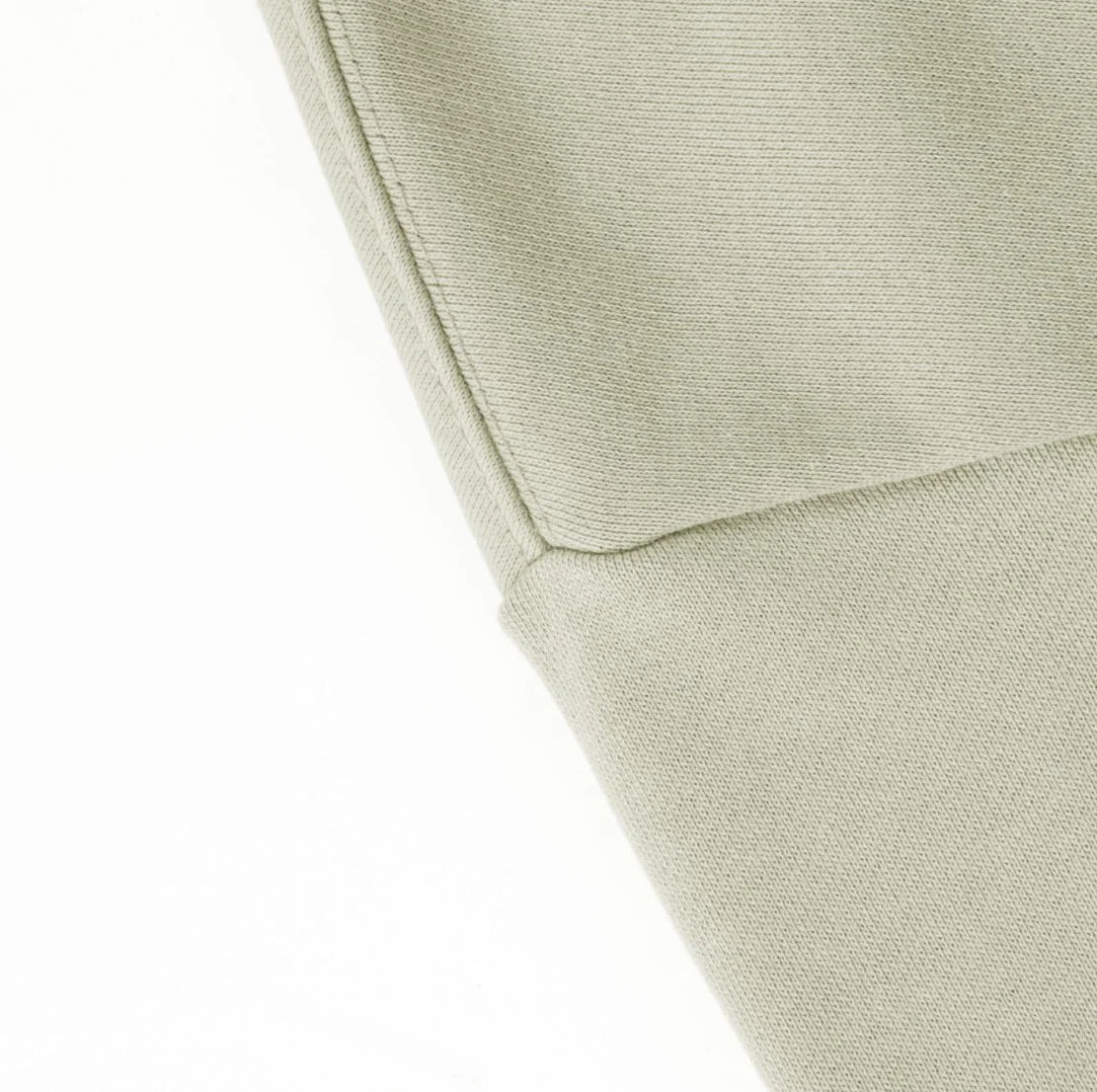 350g 100% Men Cotton Crew Neck Sweatshirts Solid Beige