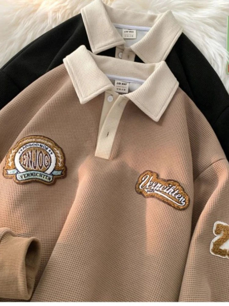 American Retro Heavyweight Long-sleeved Jacket