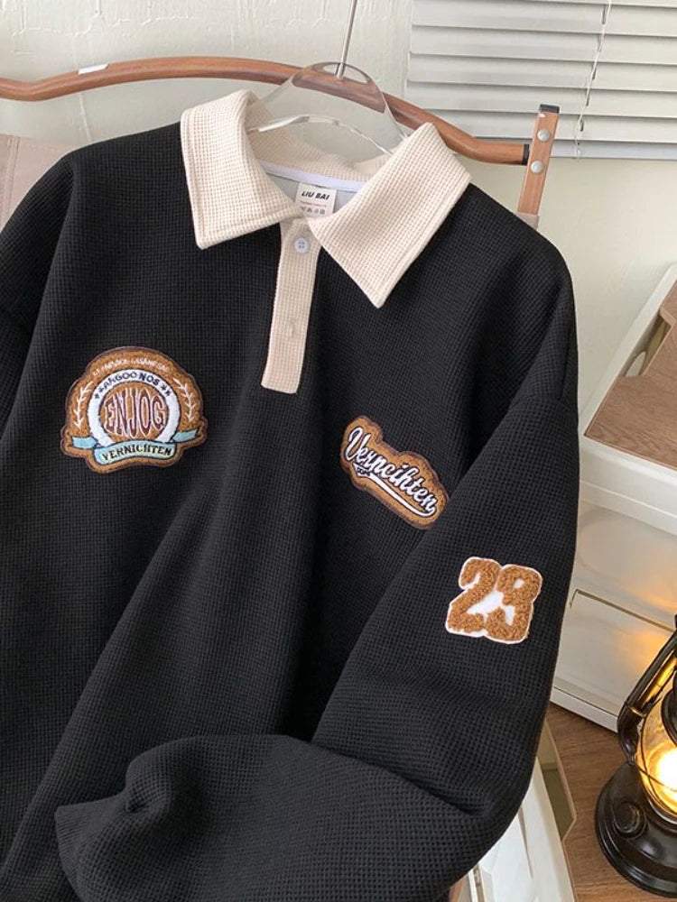 American Retro Heavyweight Long-sleeved Jacket