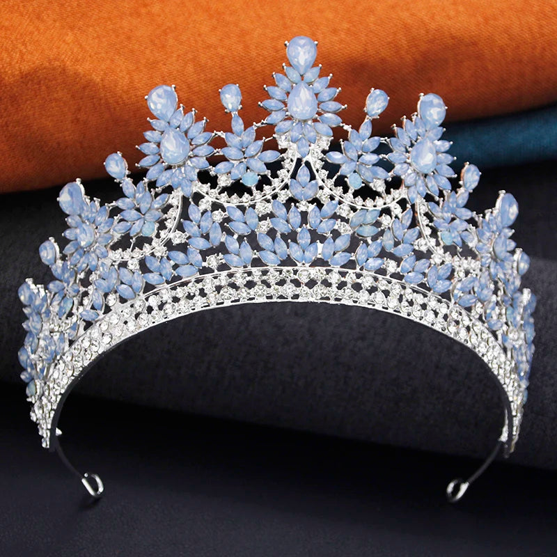 New Crown Royal Queen Tiaras and Crowns Wedding Hair Jewelry