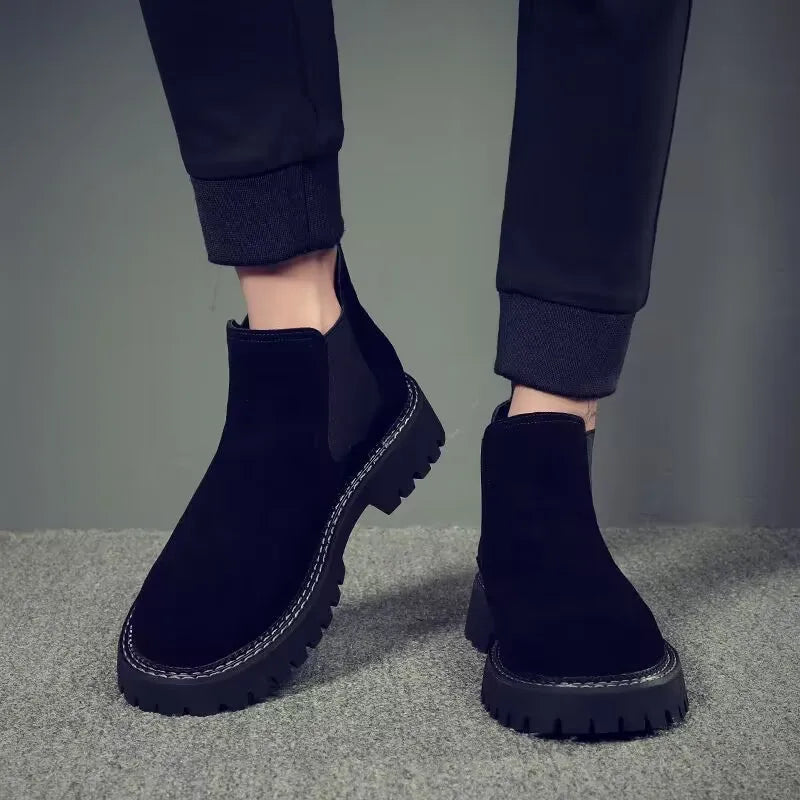 Autumn winter handsome ankle botas