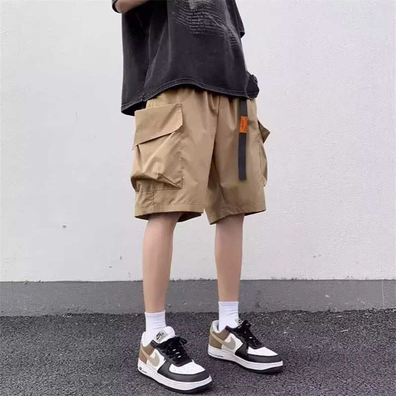 Herren Funktionelle Cargo Shorts Baggy Sweatpants Y2K Streetwear