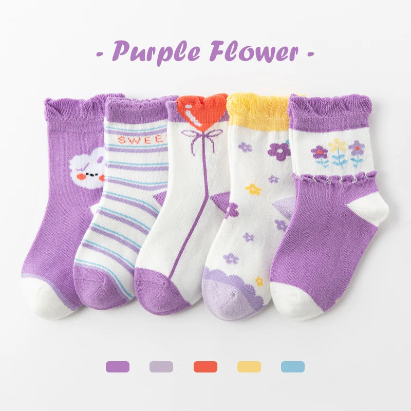Boy Cartoon Cotton Knitted Sports Socks