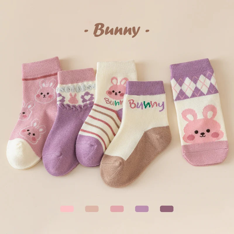 Boy Cartoon Cotton Knitted Sports Socks