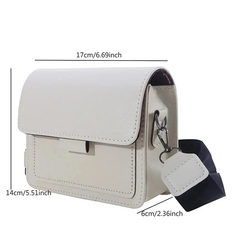 Classic Designer PU Leather Crossbody Bag for Women