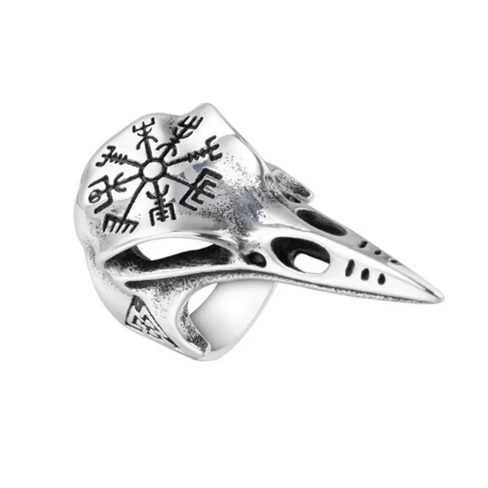 New Vintage Viking Raven Ring