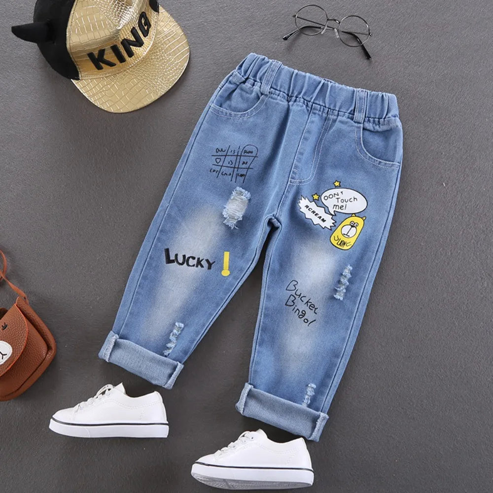 Heiß verkaufte Sommer-Jeans für Jungen
