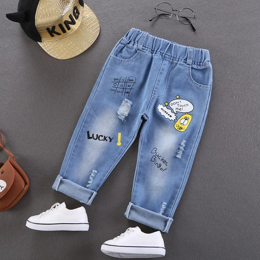 Hot Selling Summer Boys' Denim Trousers