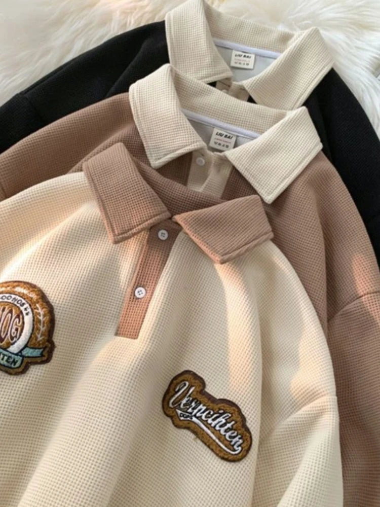 American Retro Heavyweight Long-sleeved Jacket