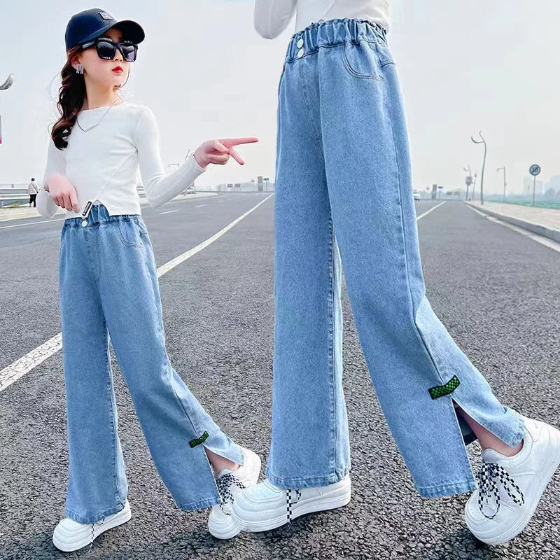 Autumn New Children Girls Pants