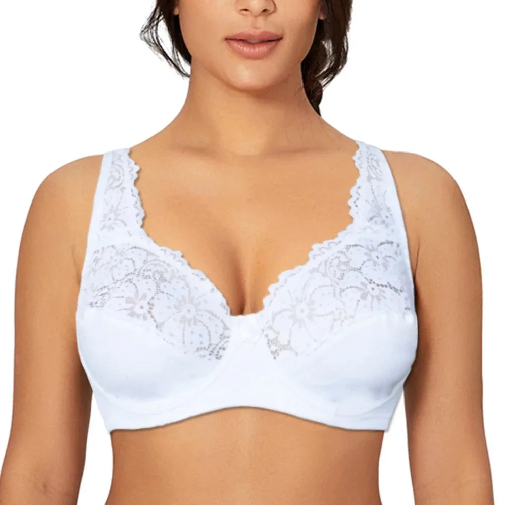 Women Plus Size Bra See Through Sexy Lingerie
