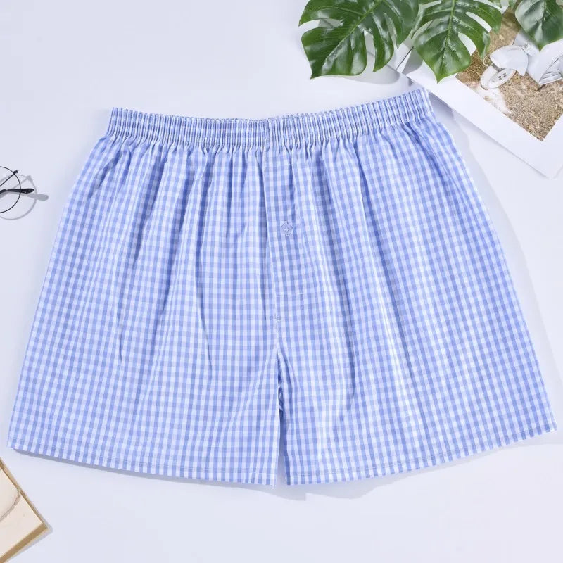 Men Casual 100% Cotton Sleep Underpants