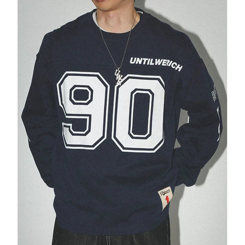 Herbst Rundhalsausschnitt Lange Ärmel Täglich Lässig Sweatshirt