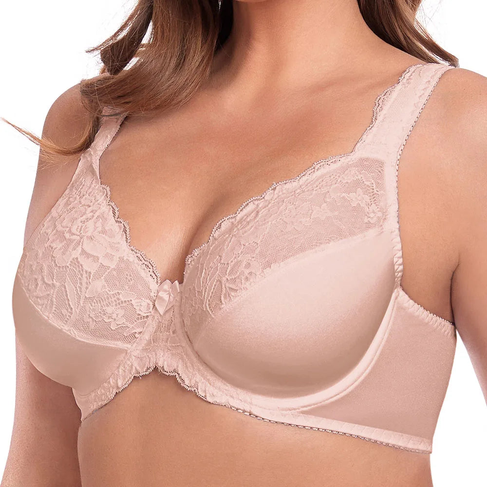 New Women Plus Size Lace Bra