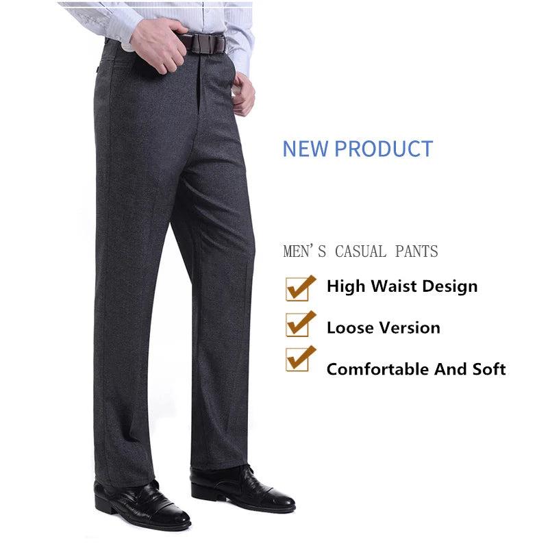 Men's Straight High Waist Pant