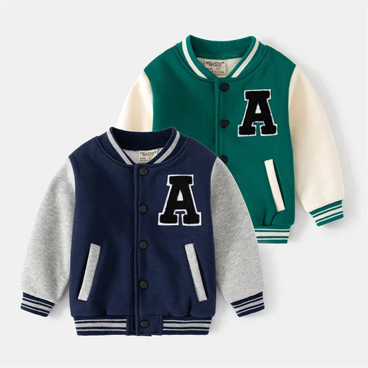 New Children Spring Autumn Sports Coat