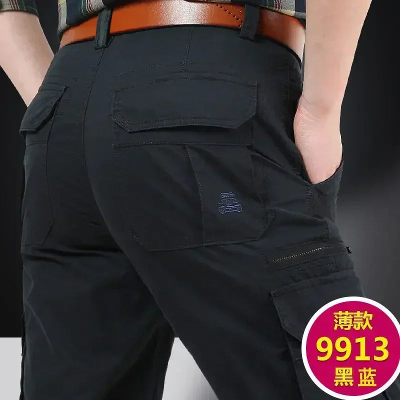 Man Cargo Overalls Sweat Jogging Pants
