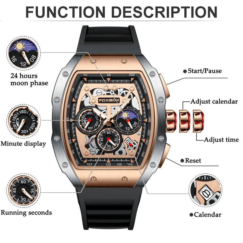 Top Brand Luxury Military Quartz Watch