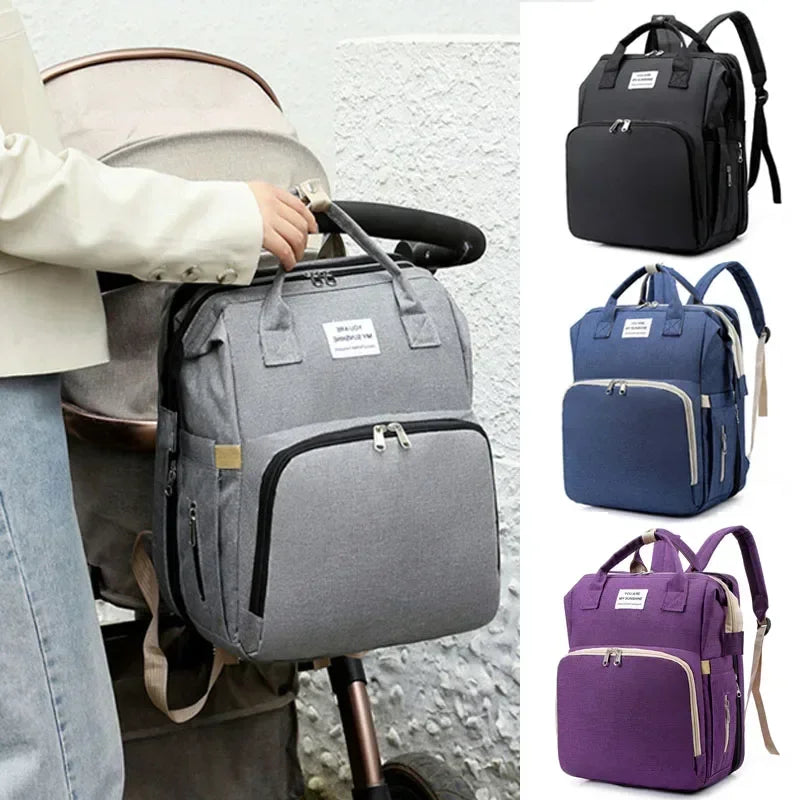 Baby Large Capacity Nappy Milk Bottle Backpacks
