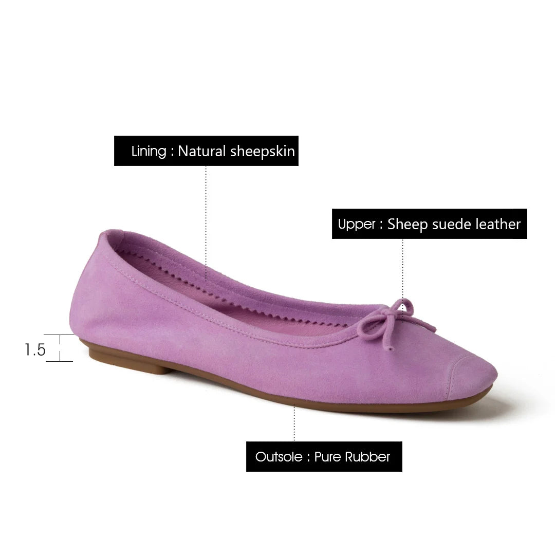 Summer Comfort Bow-knot Ladies Ballerina Shoes