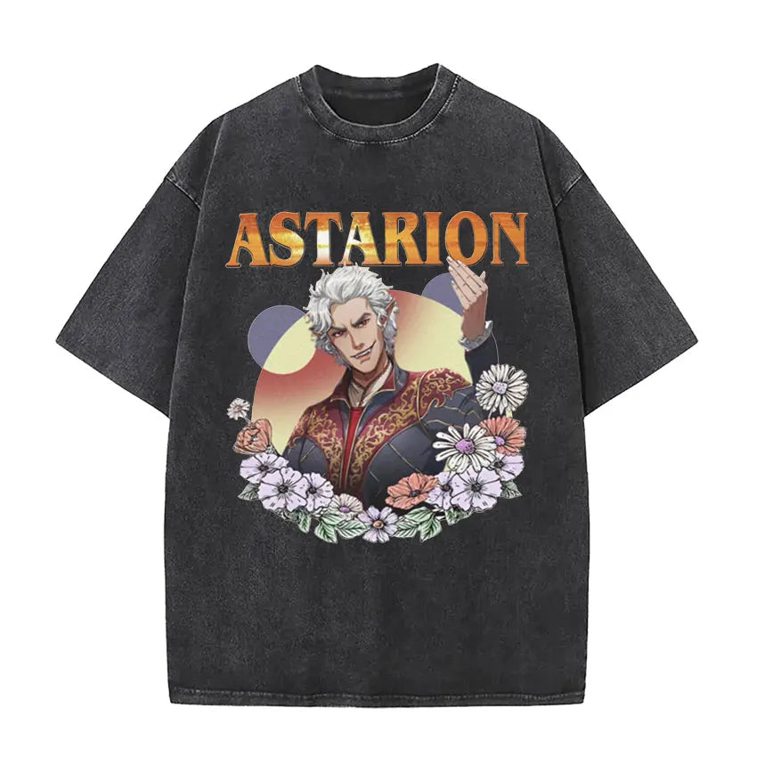 Limitierte Astarion Baldur's Gate 3 Vintage Washed T-Shirts