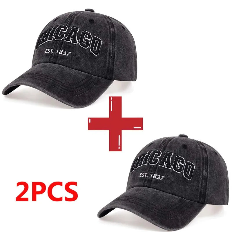 Baseballkappe mit neuem Buchstaben „CHICAGO“