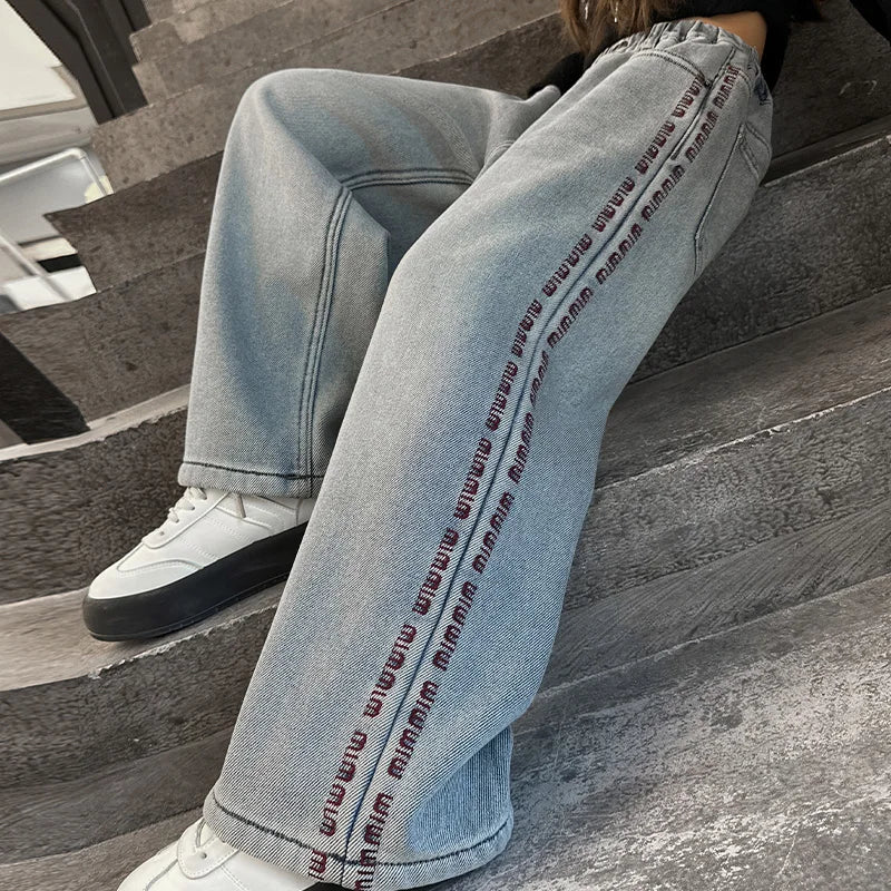 Children Winter Thermal Jeans Pants