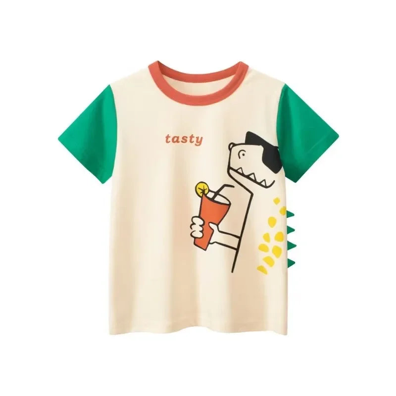 Summer Brand New Cartoon Print T Shirt