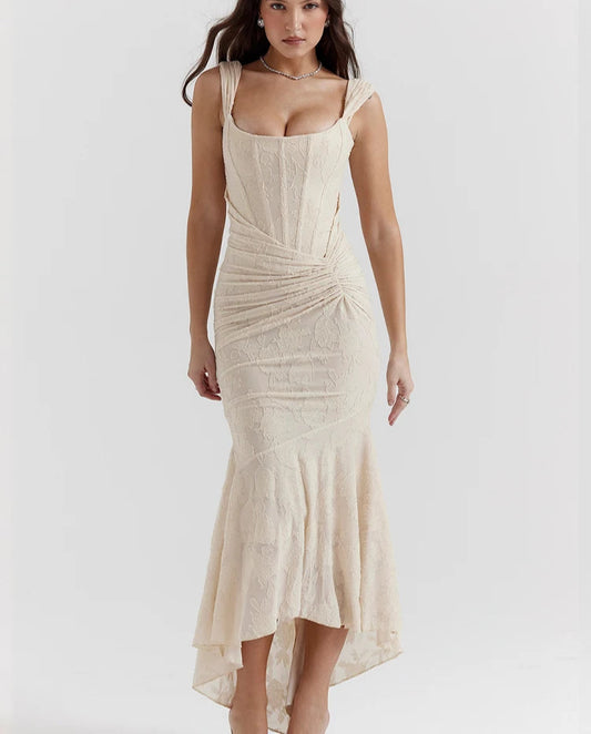 JULISSA MO Sleeve Less Backless Evening Long Dress