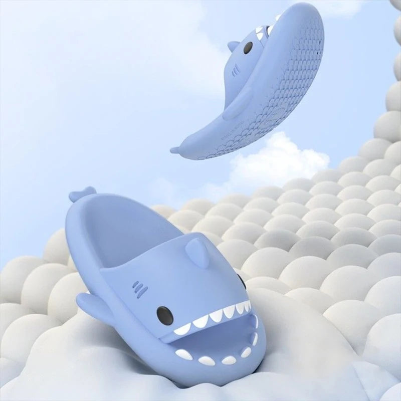 New Kids Shark Fashion Cartoon Slippers