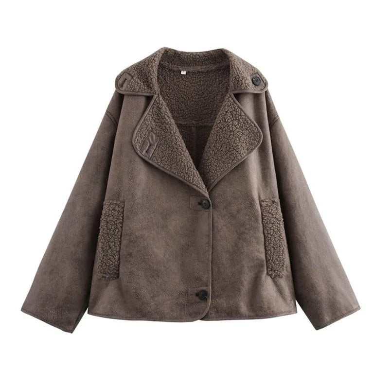New Lamb Wool Suede Jacket