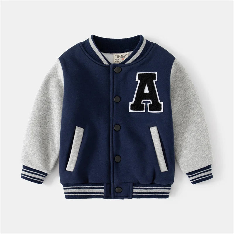 New Children Spring Autumn Sports Coat