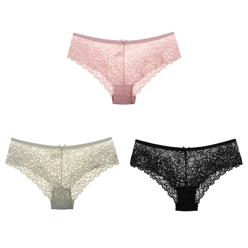 Women Briefs Sexy Full Lace Panties