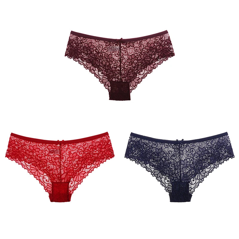 Women Briefs Sexy Full Lace Panties
