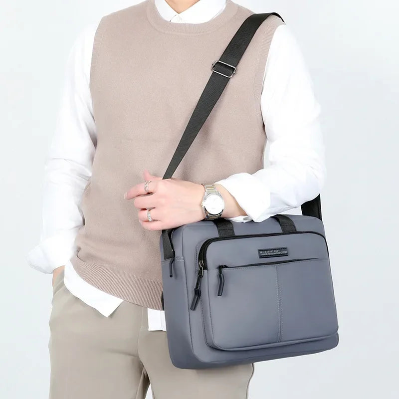 New Men's Large-capacity Horizontal Shoulder Bag