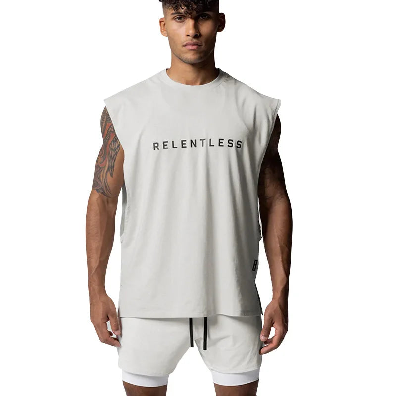 Lässiges Tanktop, ärmelloses Shirt für Fitnessstudio und Fitness