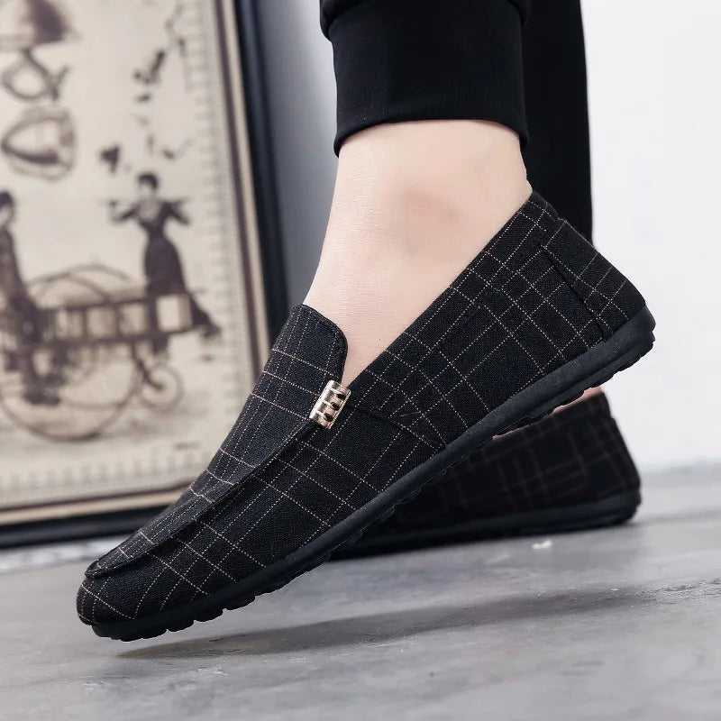 Men's Walking Casual Light Canvas Youth Shoes